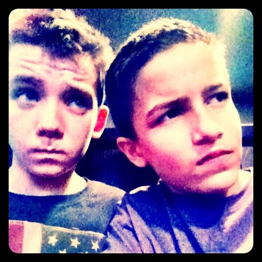 Asa Butterfield and Aramis Knight Asa Butterfield and Aramis Knight