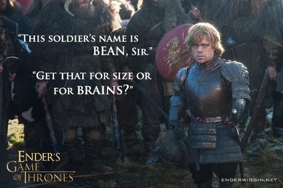 Ender's Game of Thrones - Tyrion