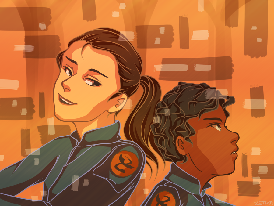 Fan-made Friday: Petra and Bean by Zethia