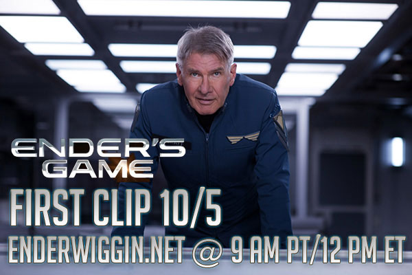 TOMORROW: Fansites to Debut First Clip from ‘Ender’s Game’